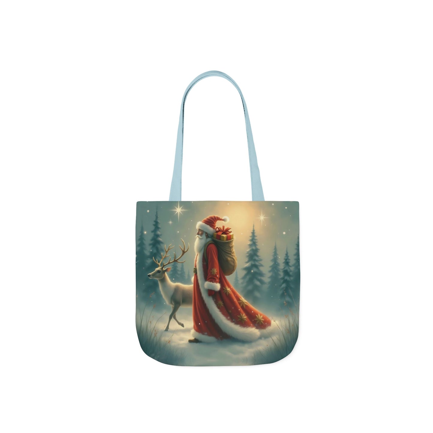 TB11 - Canvas Tote Bag - Santa Stroll
