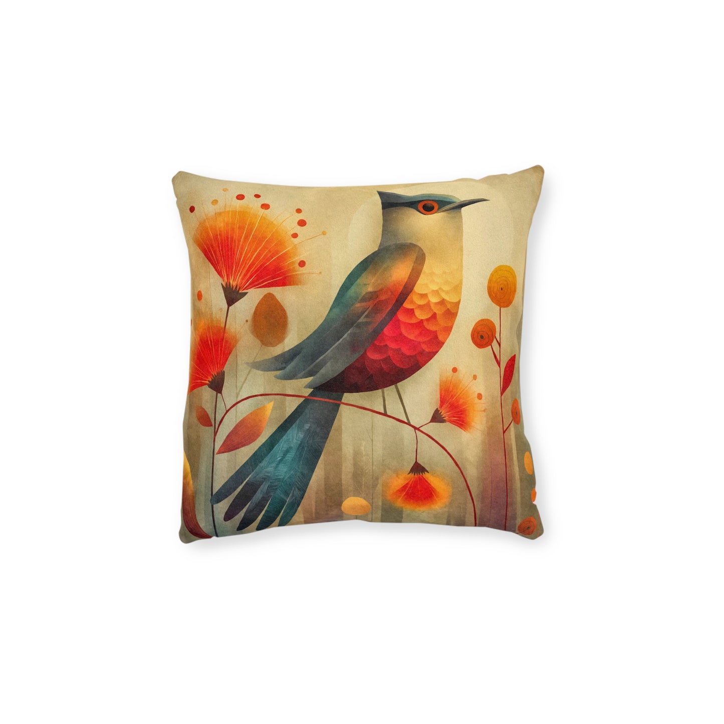 SP02 Square Pillow - Sunfire Melody
