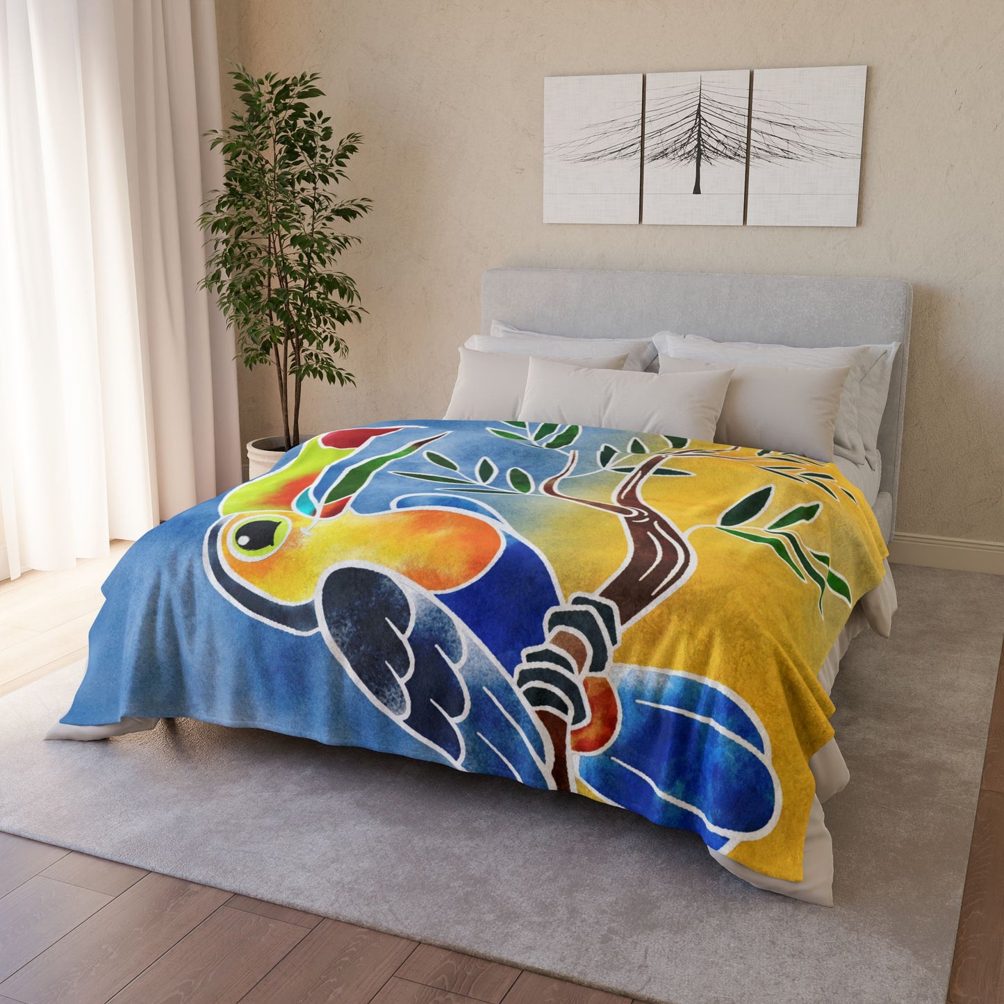 Soft Polyester Blanket - Tropical Joy