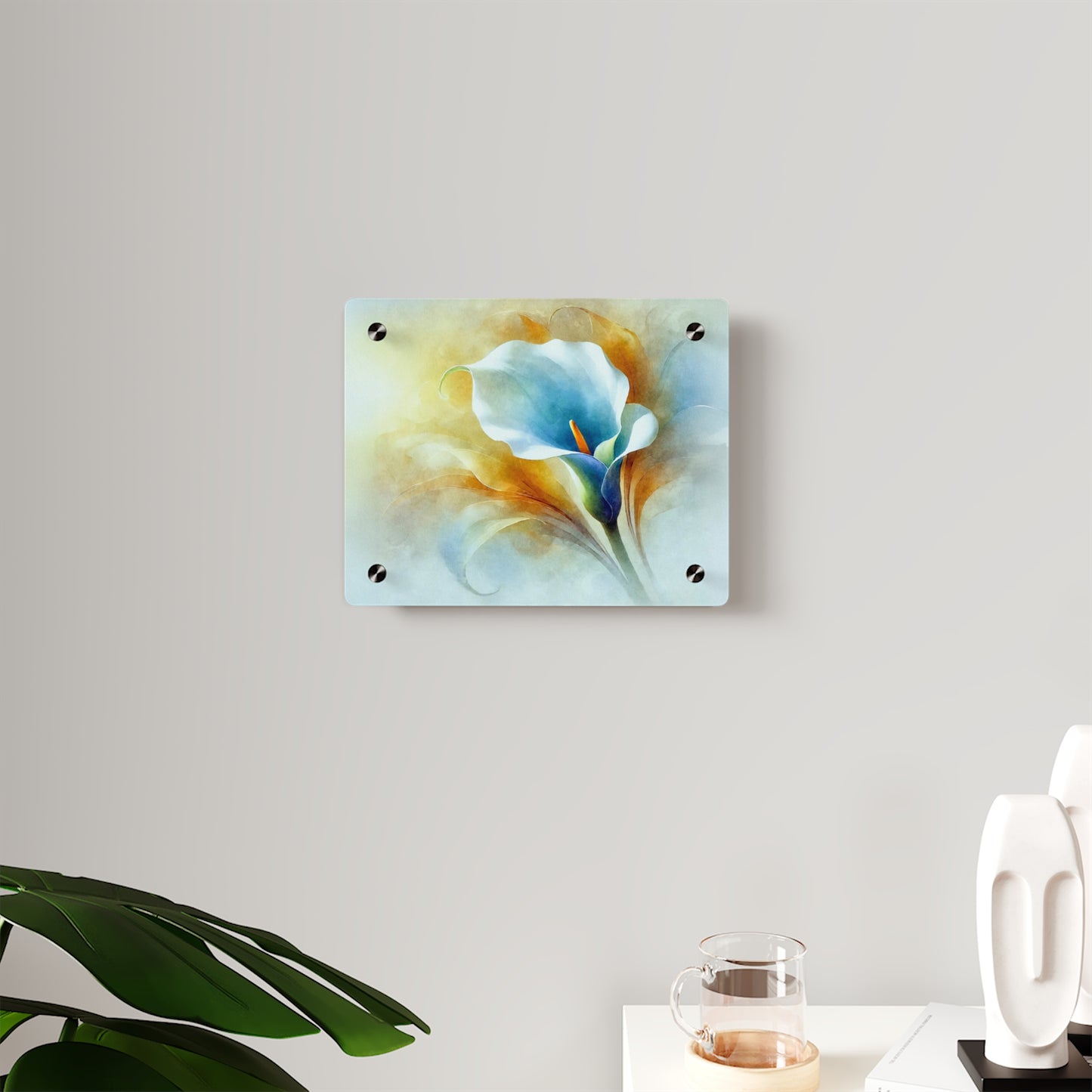 AP01 Acrylic Wall Art Panel - Calla Glow