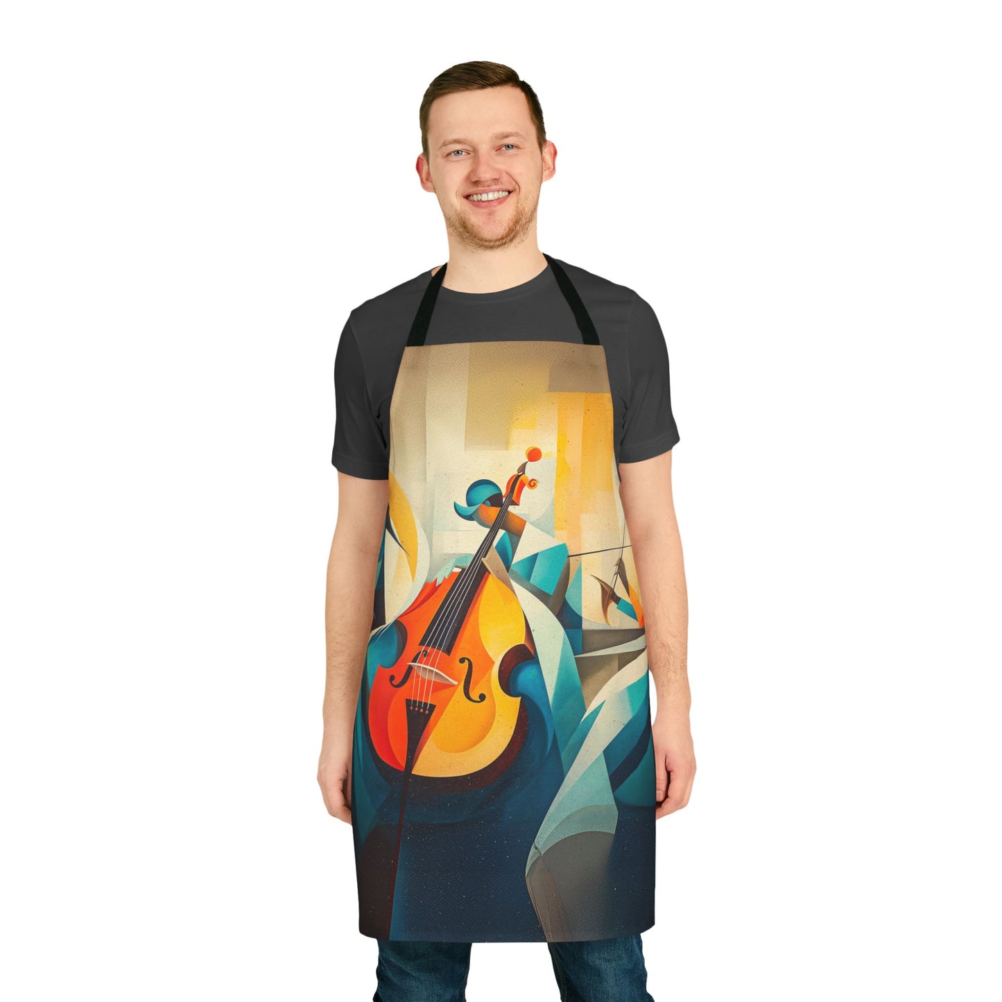 Apron - Playing the Cello