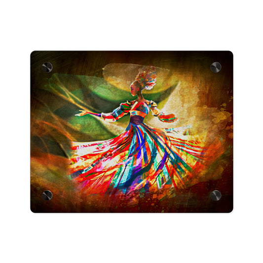 AP08 Acrylic Wall Art Panel - Festival Spin