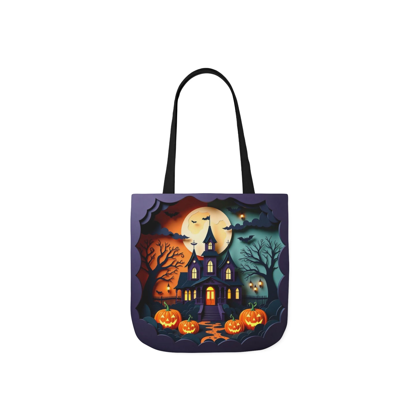 TB10 - Canvas Tote Bag - Spooky Welcome