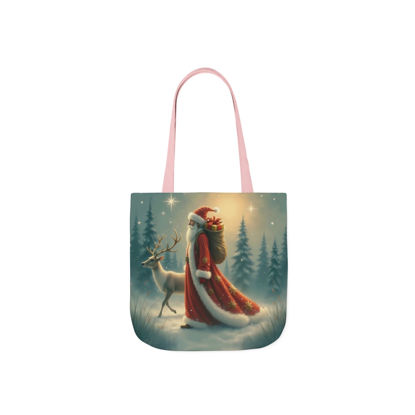 TB11 - Canvas Tote Bag - Santa Stroll