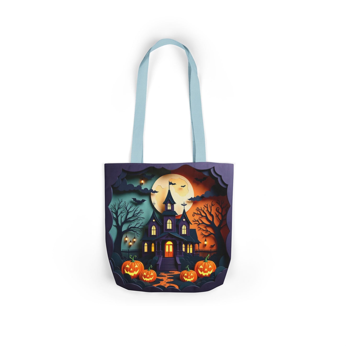 TB10 - Canvas Tote Bag - Spooky Welcome