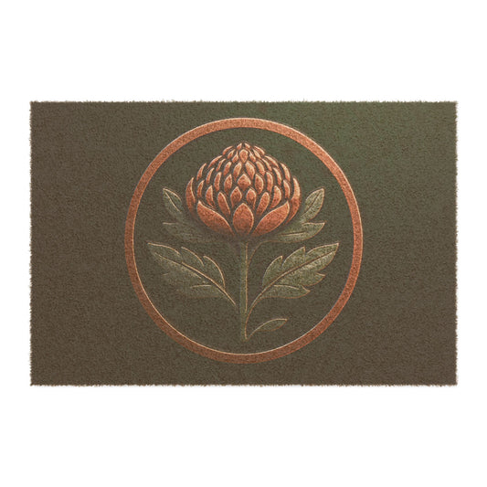DM10 - Doormat - Waratah Crest