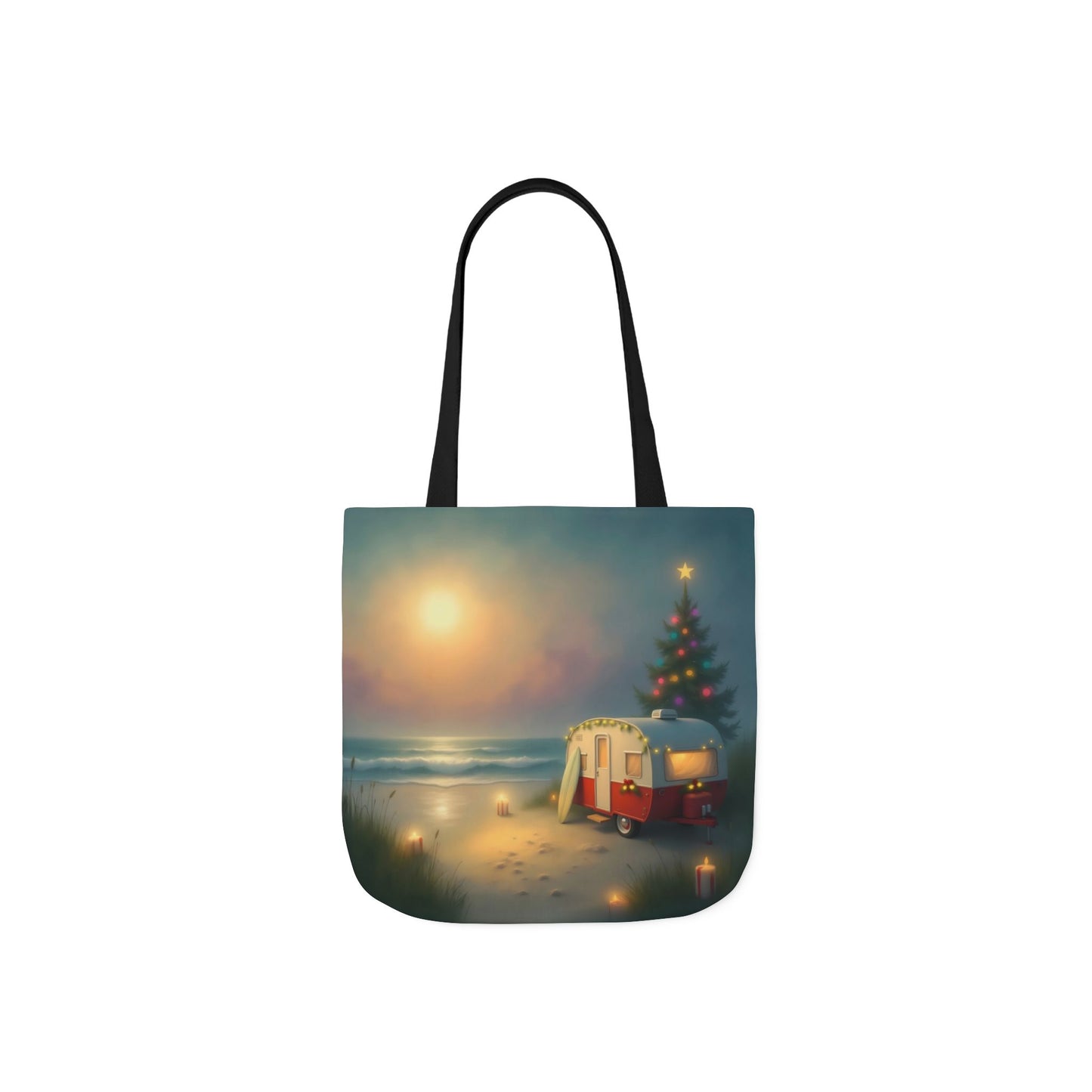 TB19 - Canvas Tote Bag - Surfside Noel