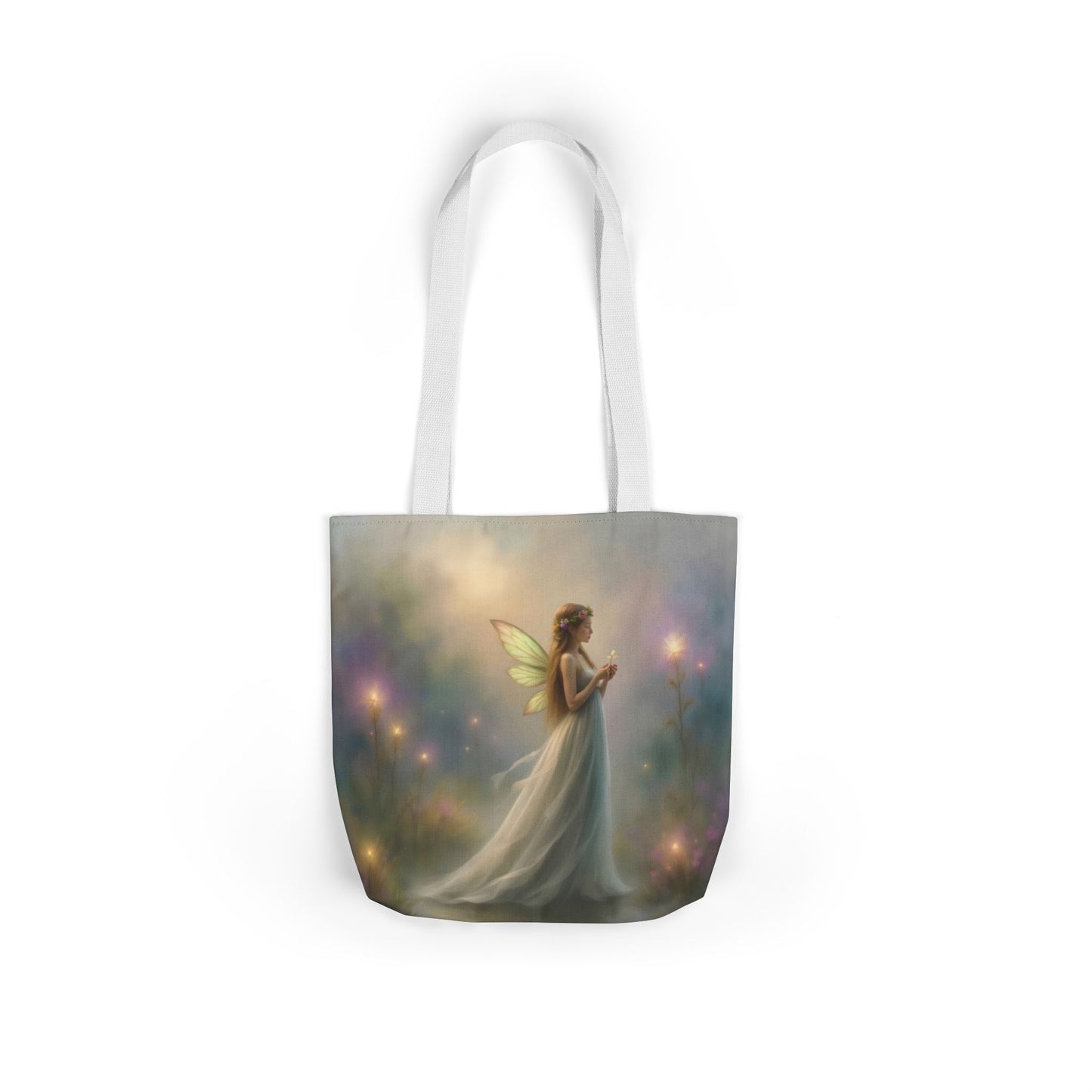 TB14 - Canvas Tote Bag - Starry Staircase
