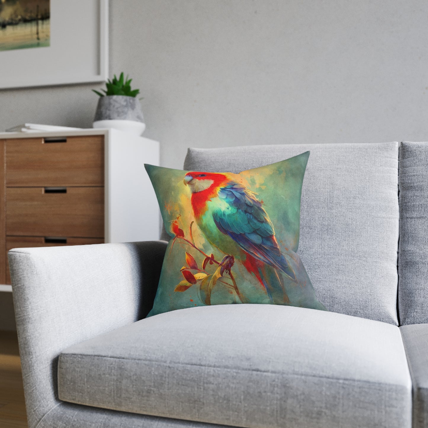 SP13 Square Pillow - Gumleaf Glow