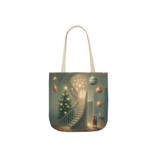 TB13 - Canvas Tote Bag - Starry Staircase