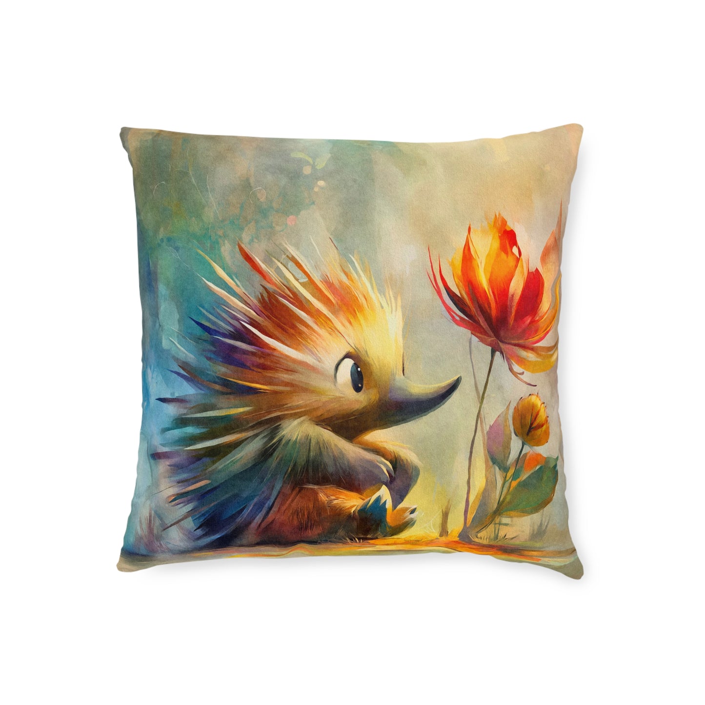 SP05 Square Pillow - Floral Quills