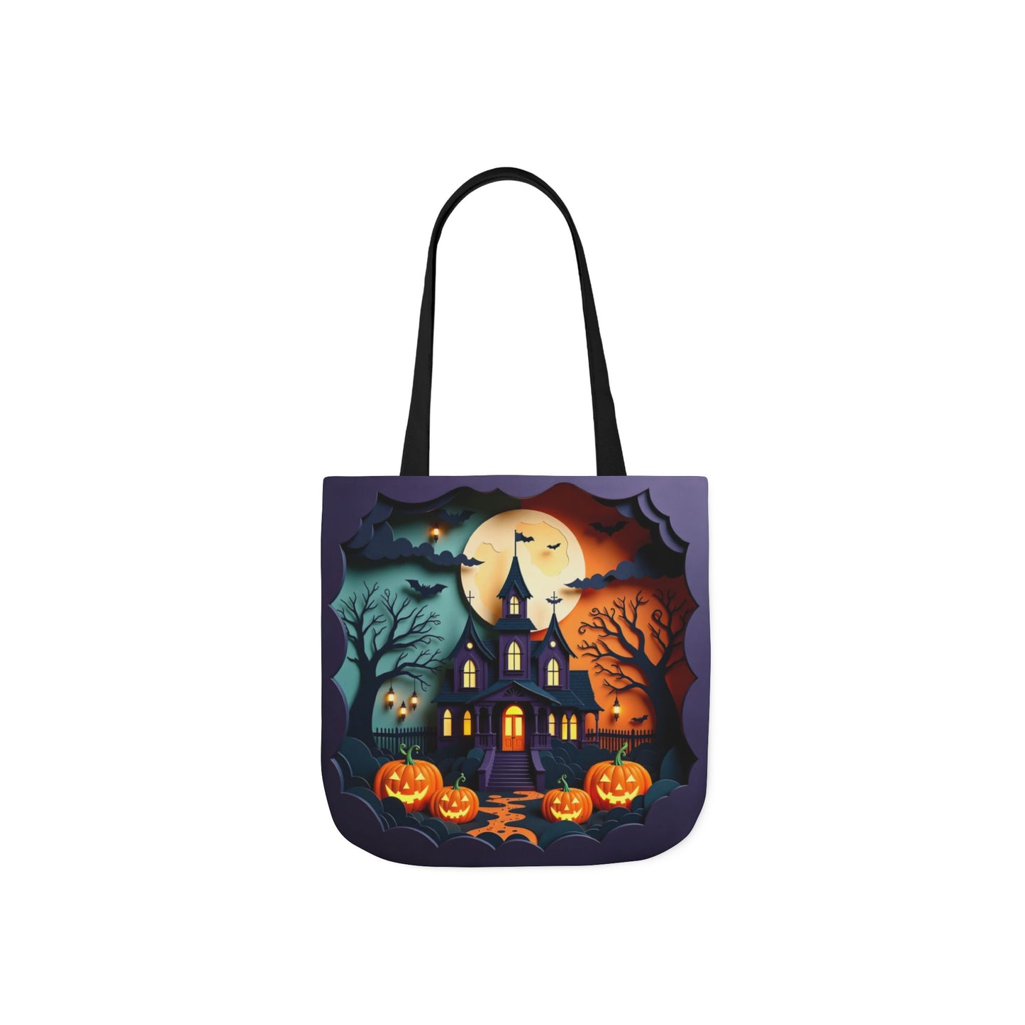 TB10 - Canvas Tote Bag - Spooky Welcome