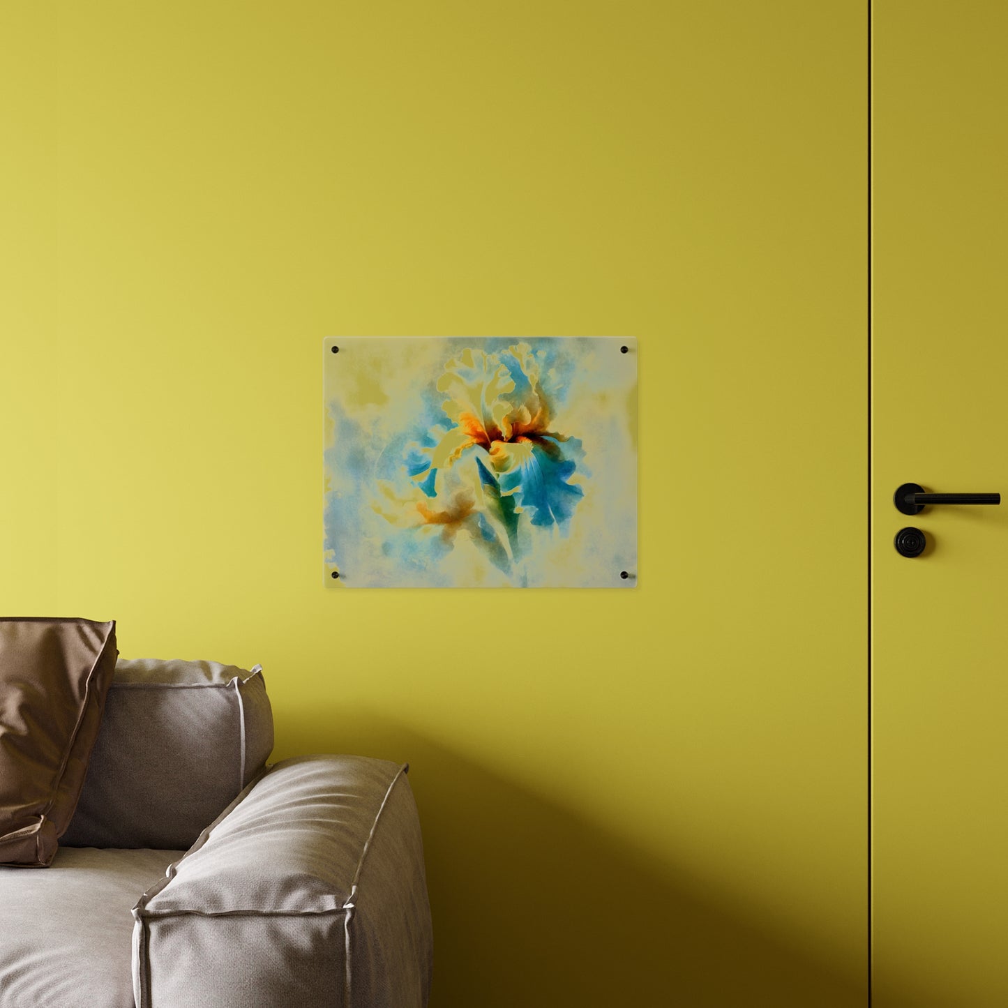 AP06 Acrylic Wall Art Panel - Whispering Iris