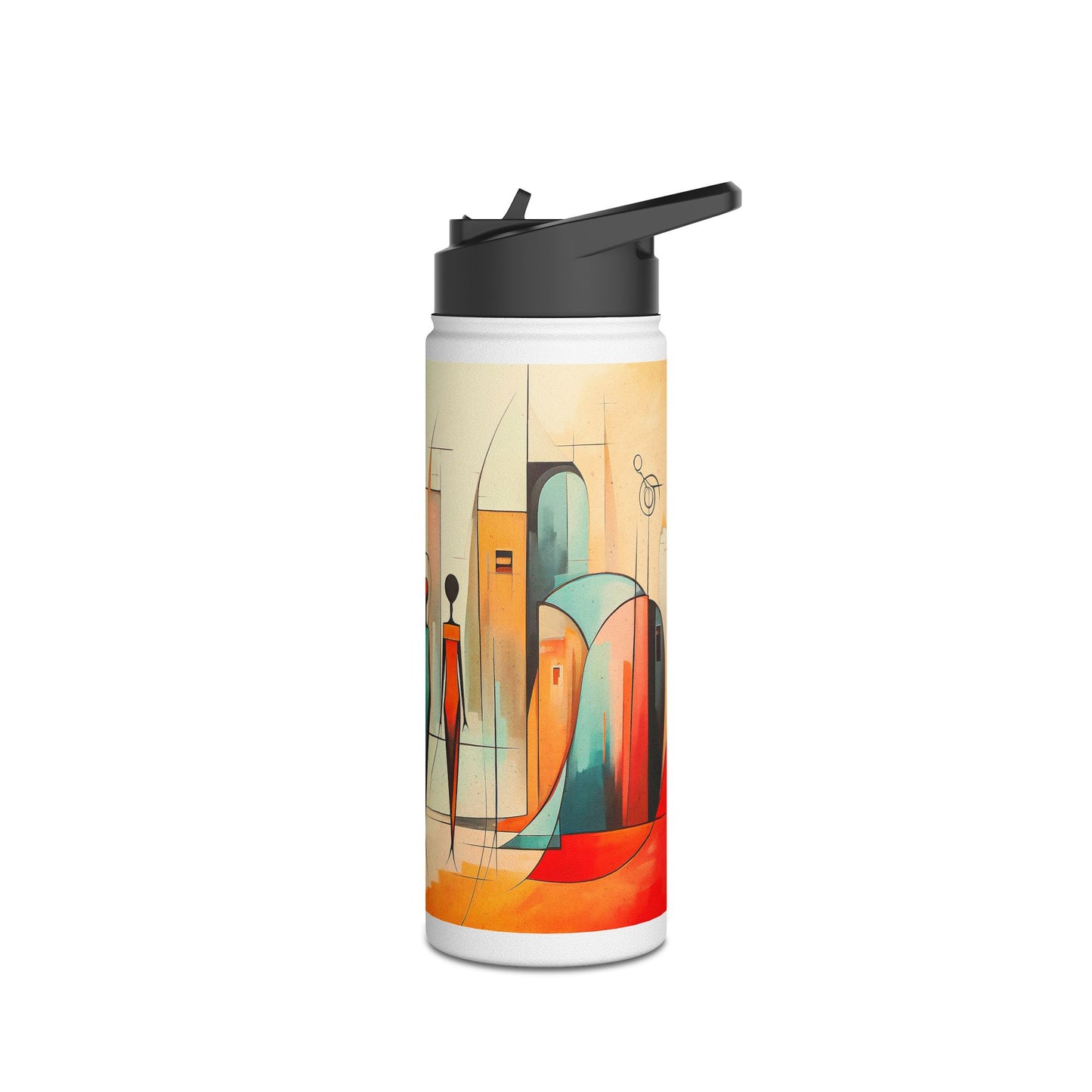 Stainless Steel Water Bottle - City Life