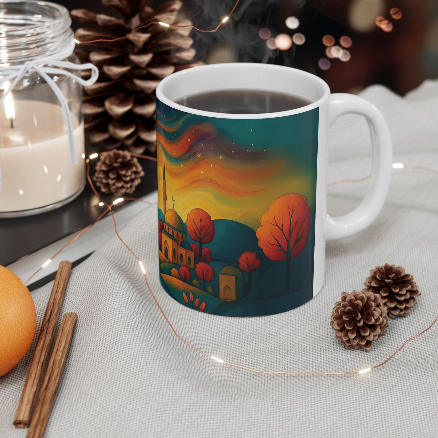 CM03 Ceramic Mug - Golden Minaret