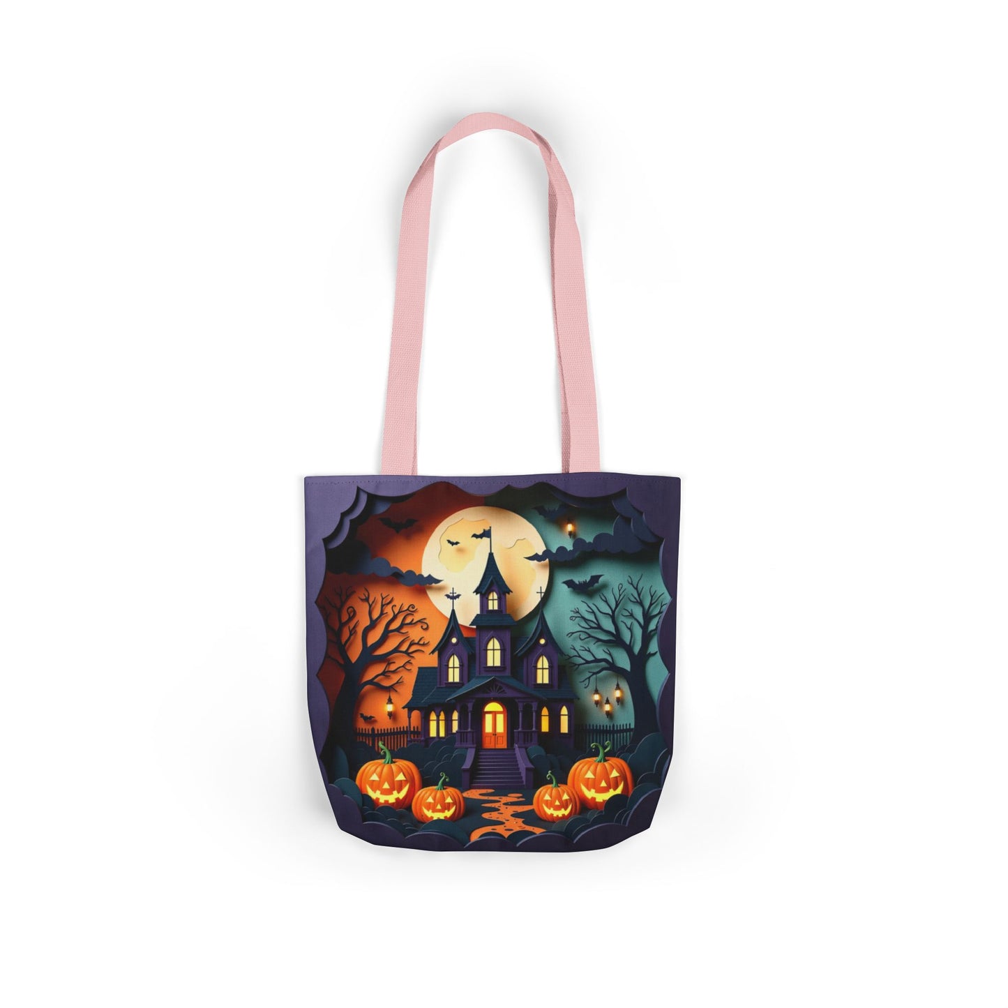 TB10 - Canvas Tote Bag - Spooky Welcome