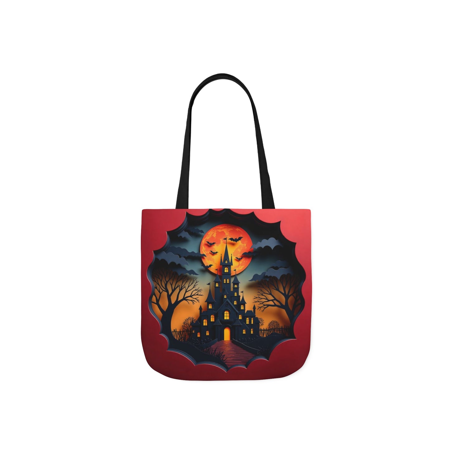 TB05 - Canvas Tote Bag - Skeleton Waltz