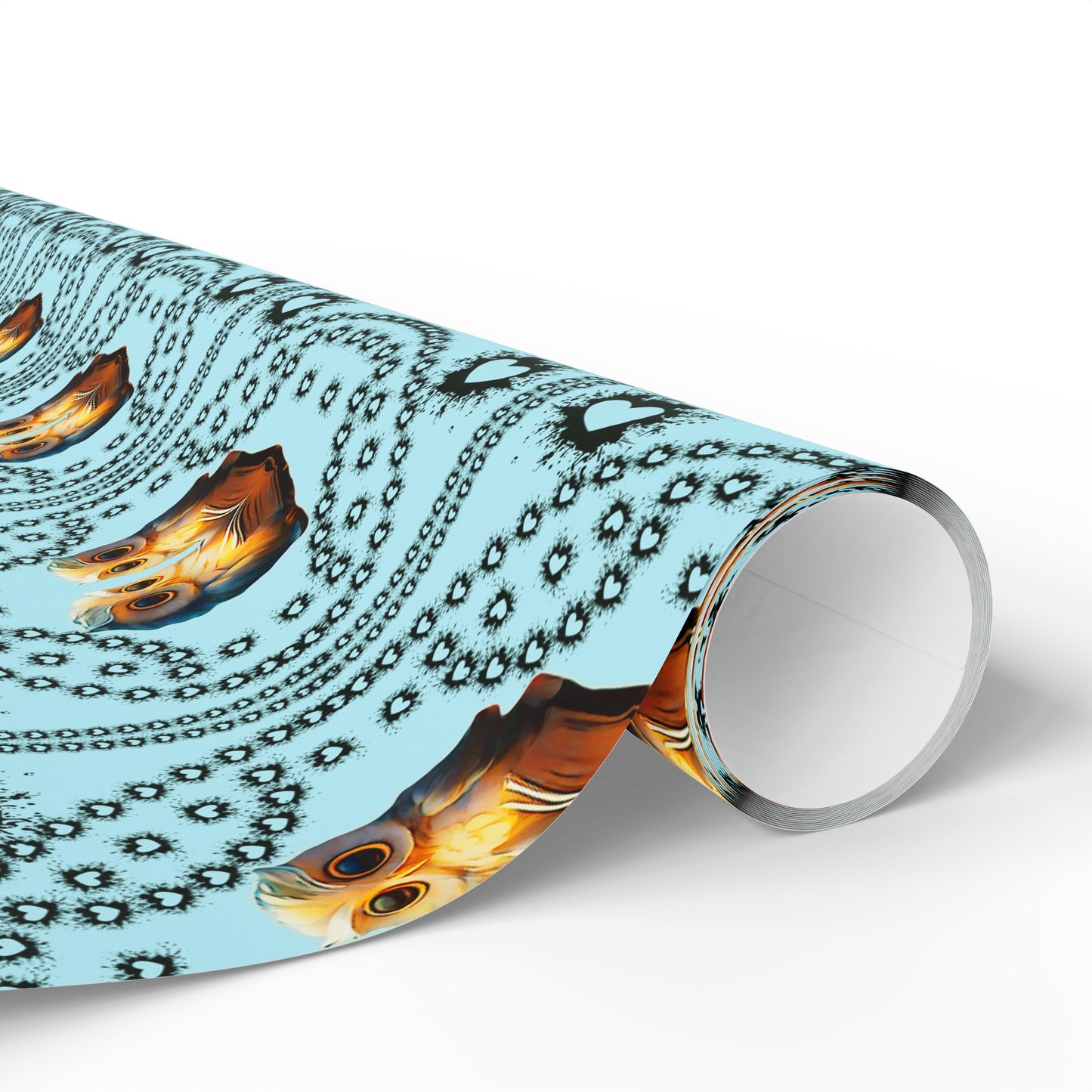 Owl-Inspired Elegance: Custom Wrapping Paper of Wisdom and Beauty (Owl02)