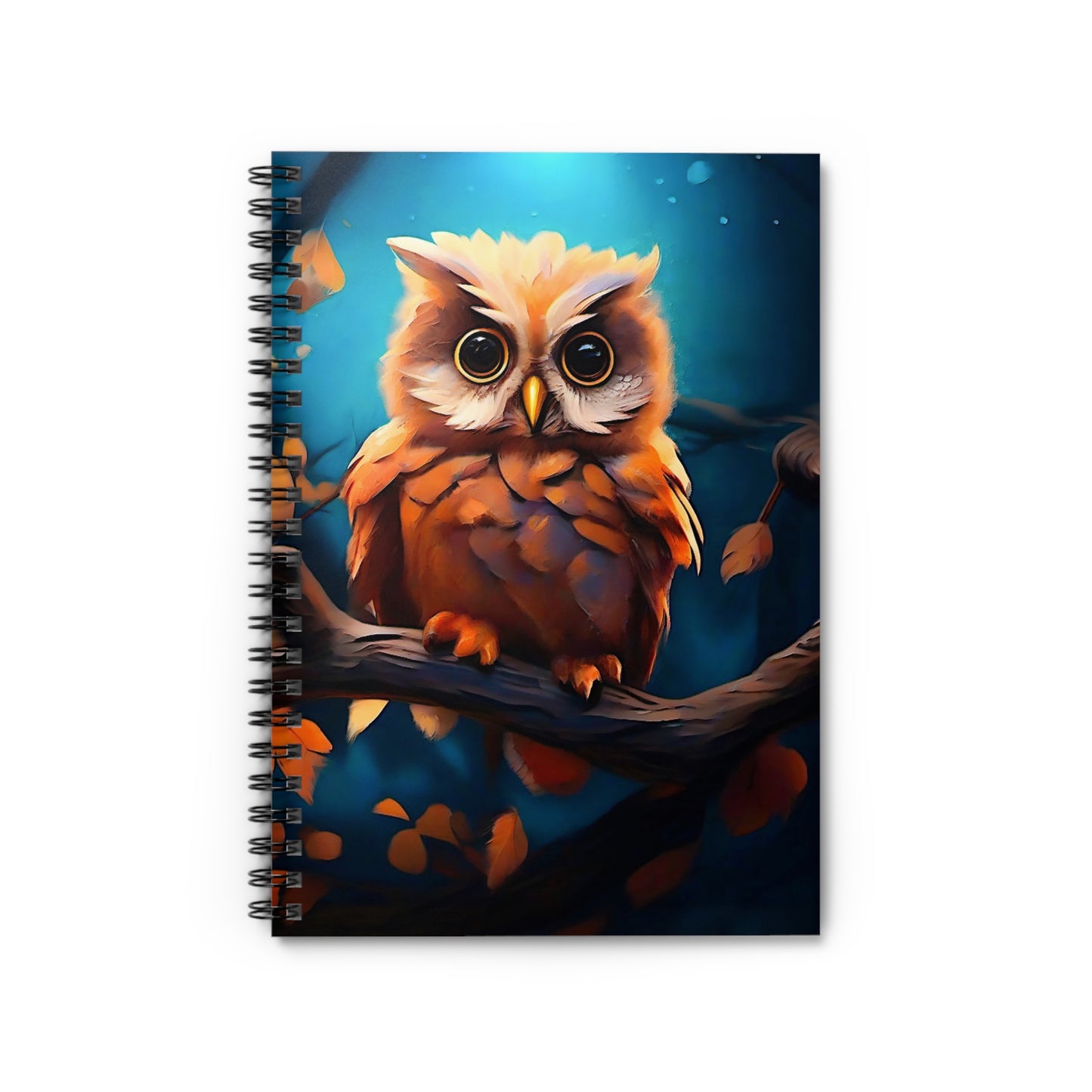 Wise Owl Delight: Your Perfect 118-Page Ruled Spiral Notebook for Lists, Notes, and Poems. (Owl06)