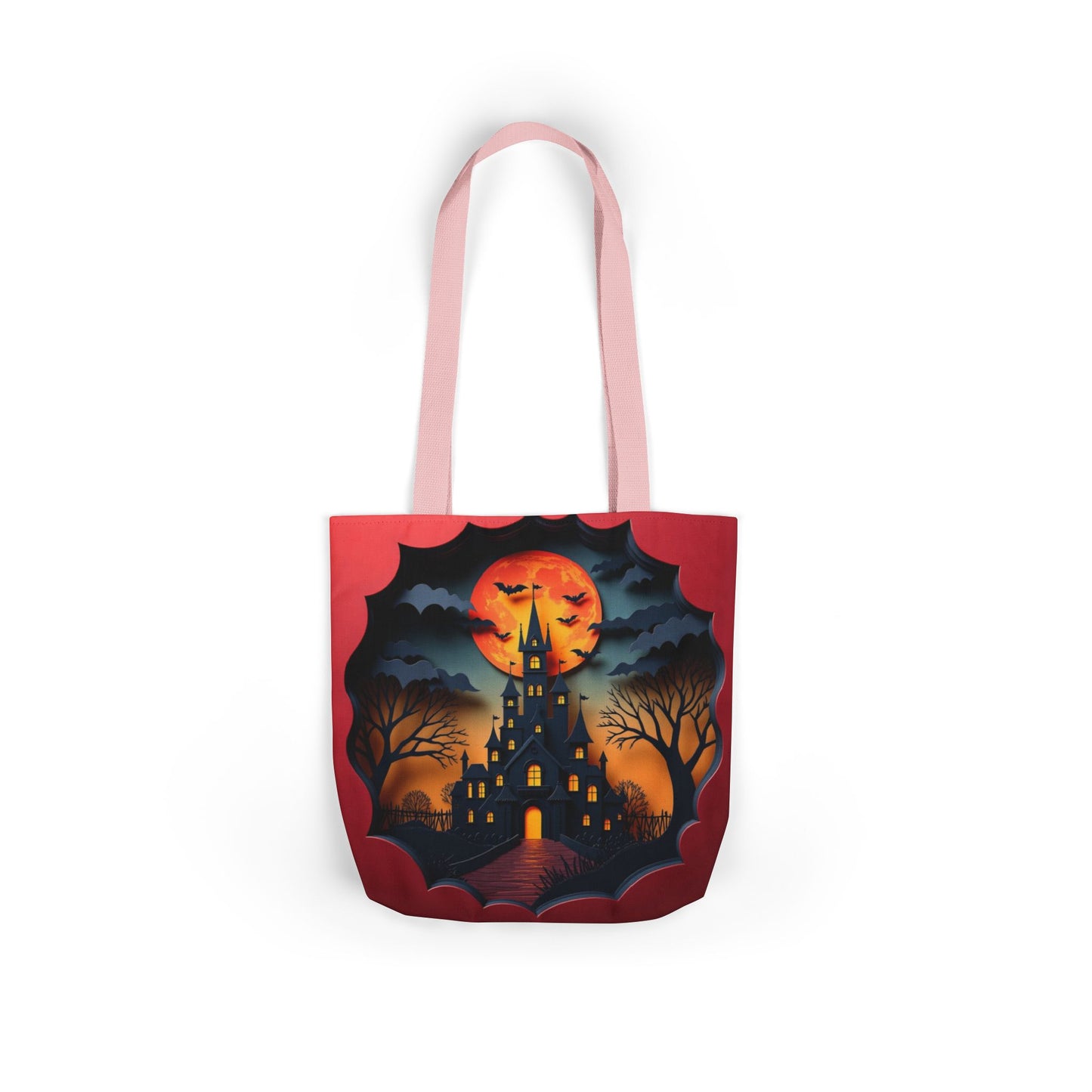TB05 - Canvas Tote Bag - Skeleton Waltz