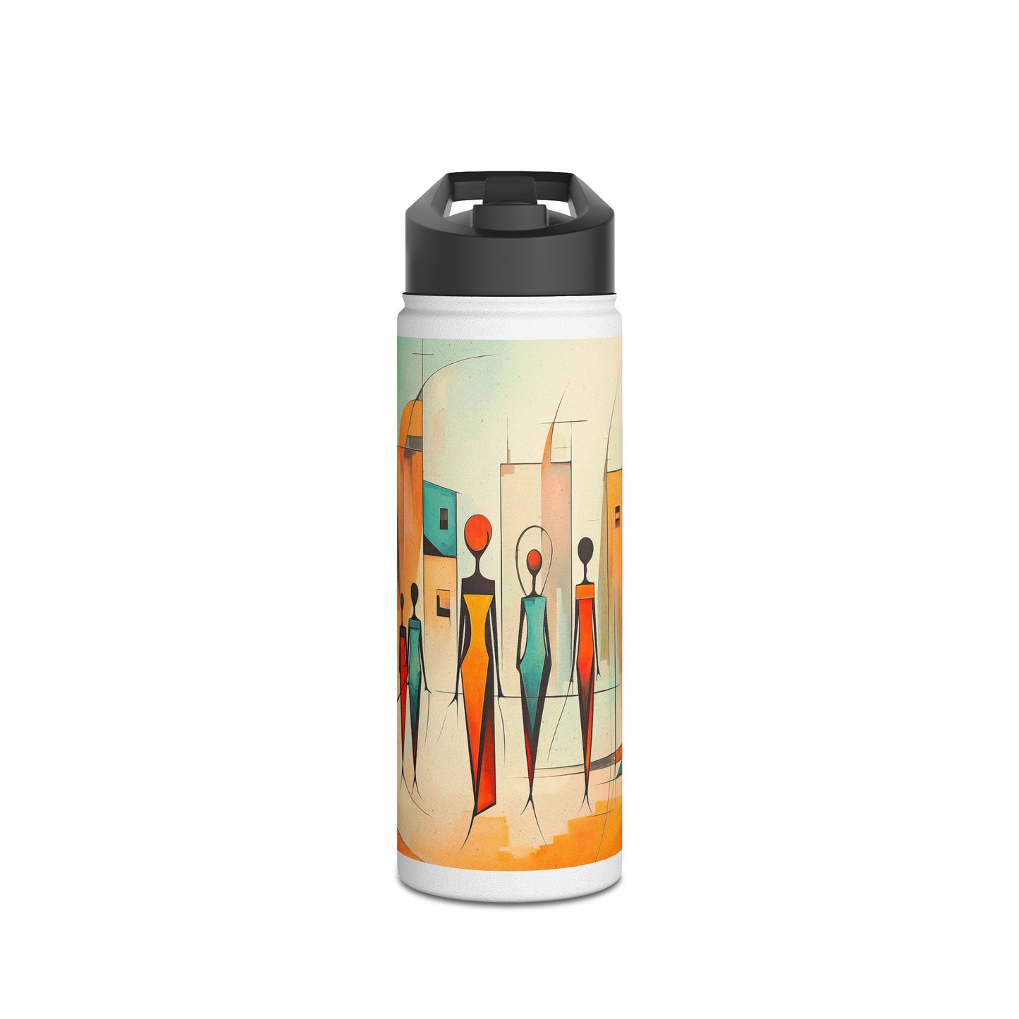 Stainless Steel Water Bottle - City Life