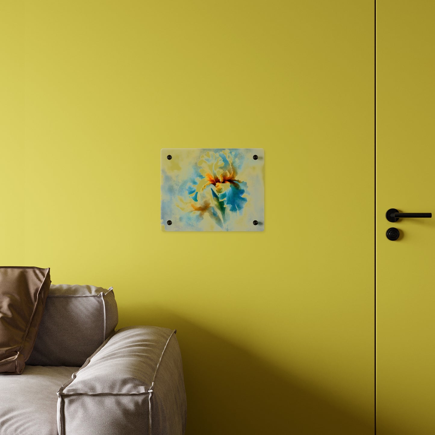 AP06 Acrylic Wall Art Panel - Whispering Iris