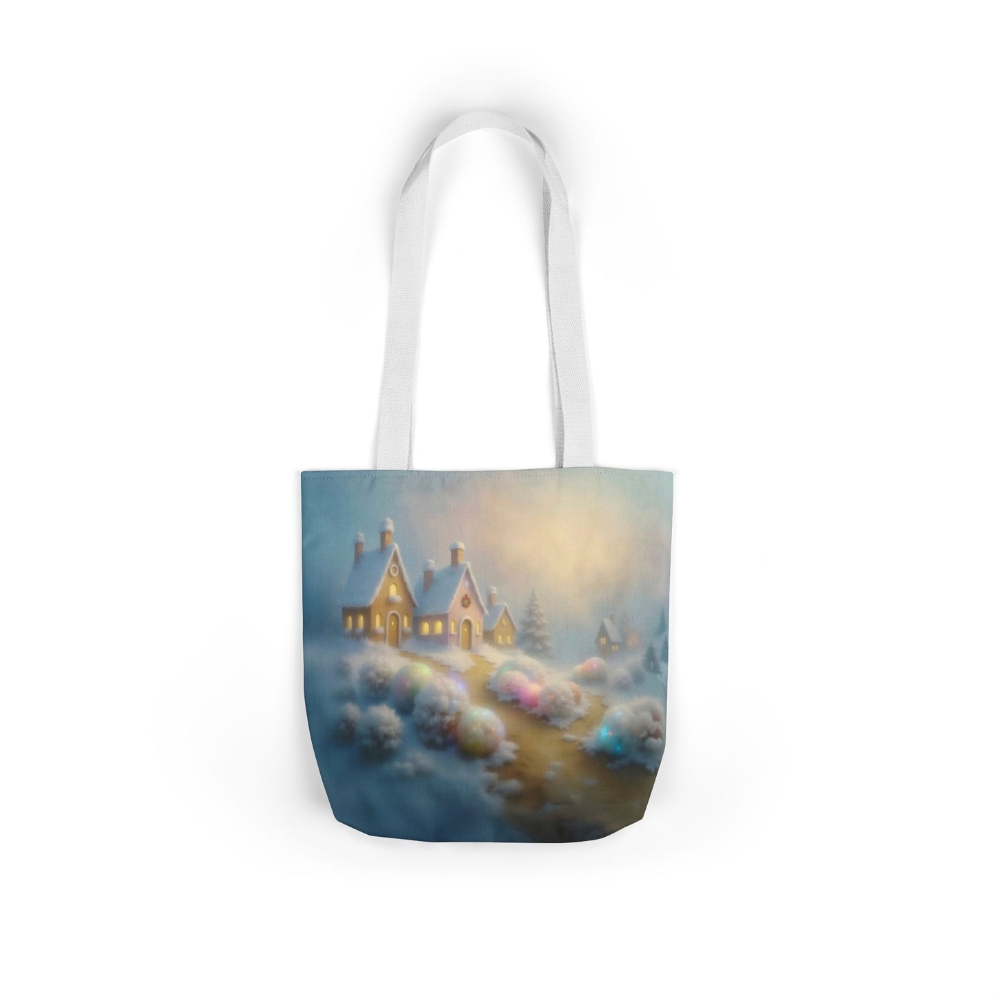 TB16 - Canvas Tote Bag - Snowy Welcome