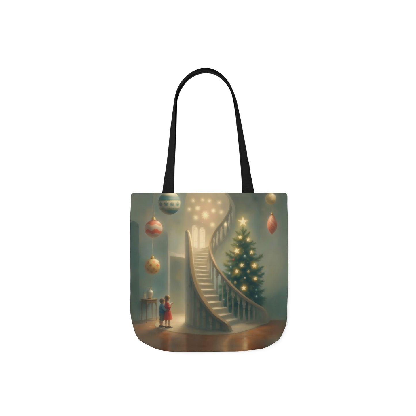 TB13 - Canvas Tote Bag - Starry Staircase