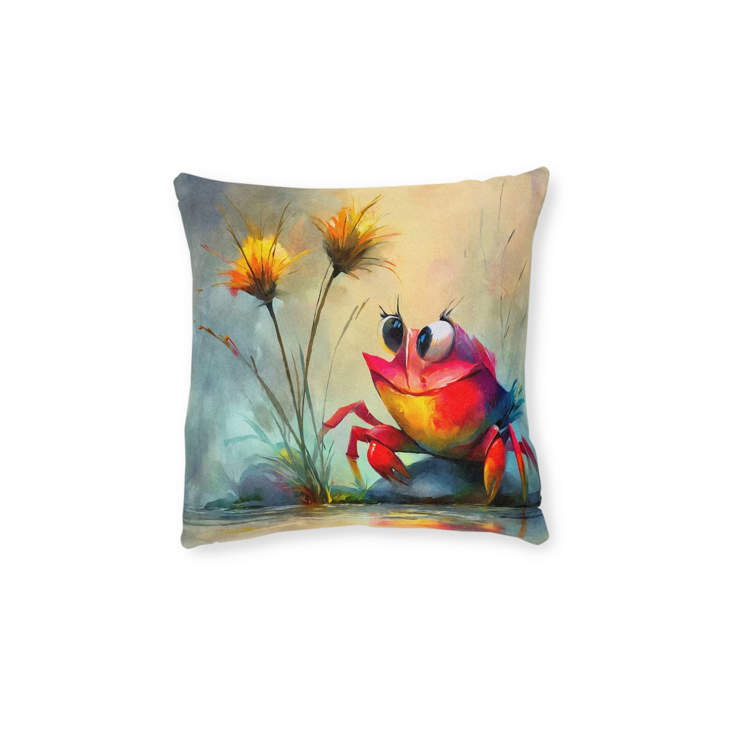 SP07 Square Pillow - Riverbank Gleam