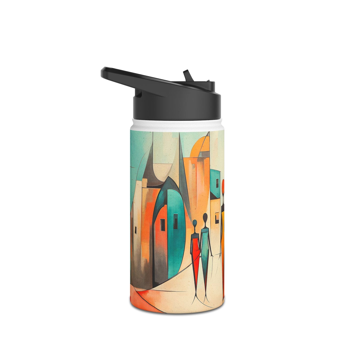 Stainless Steel Water Bottle - City Life