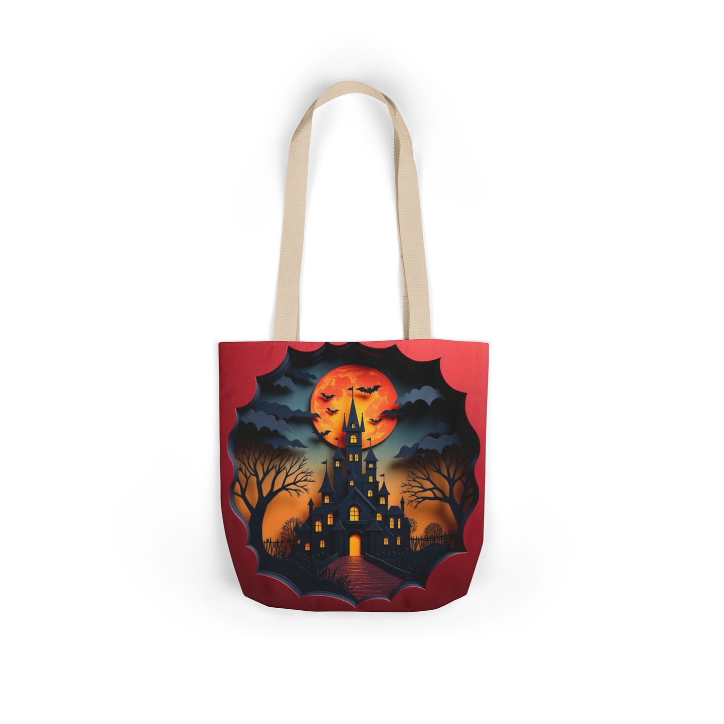 TB05 - Canvas Tote Bag - Skeleton Waltz