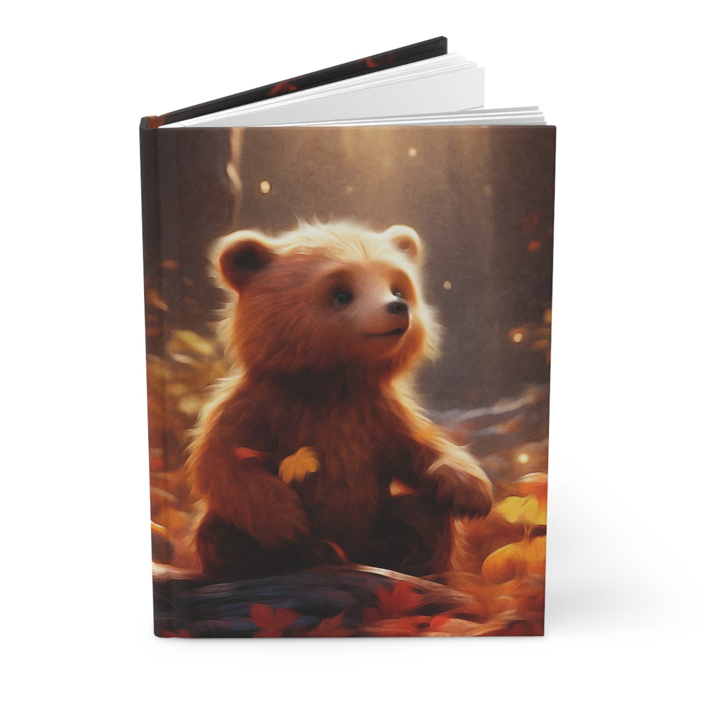 Bear Hug Journal: Your daily path to cozy thoughts. Bear04 Motif - Hardcover Journal Matte