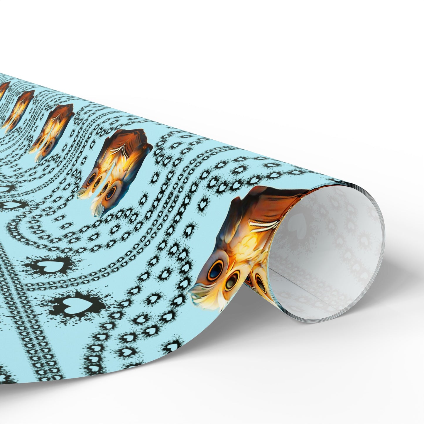 Owl-Inspired Elegance: Custom Wrapping Paper of Wisdom and Beauty (Owl02)