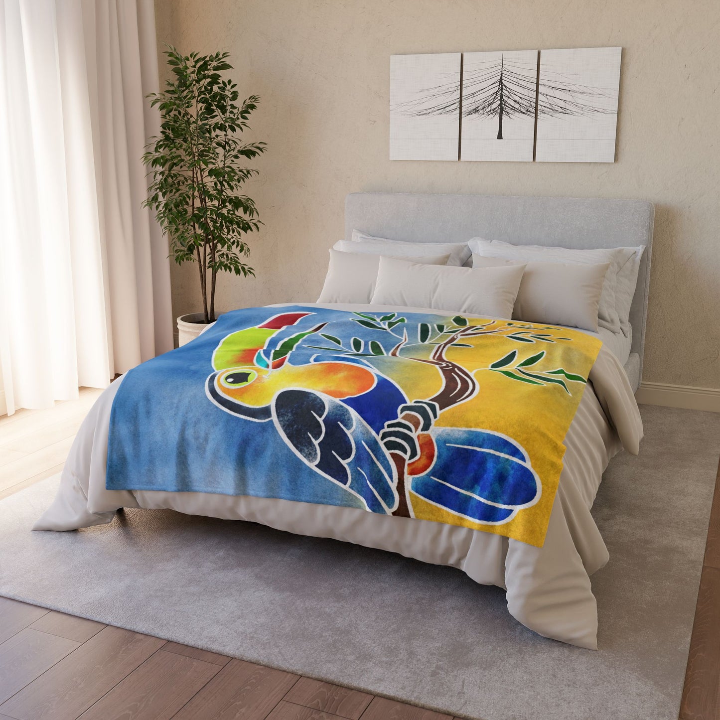 Soft Polyester Blanket - Tropical Joy