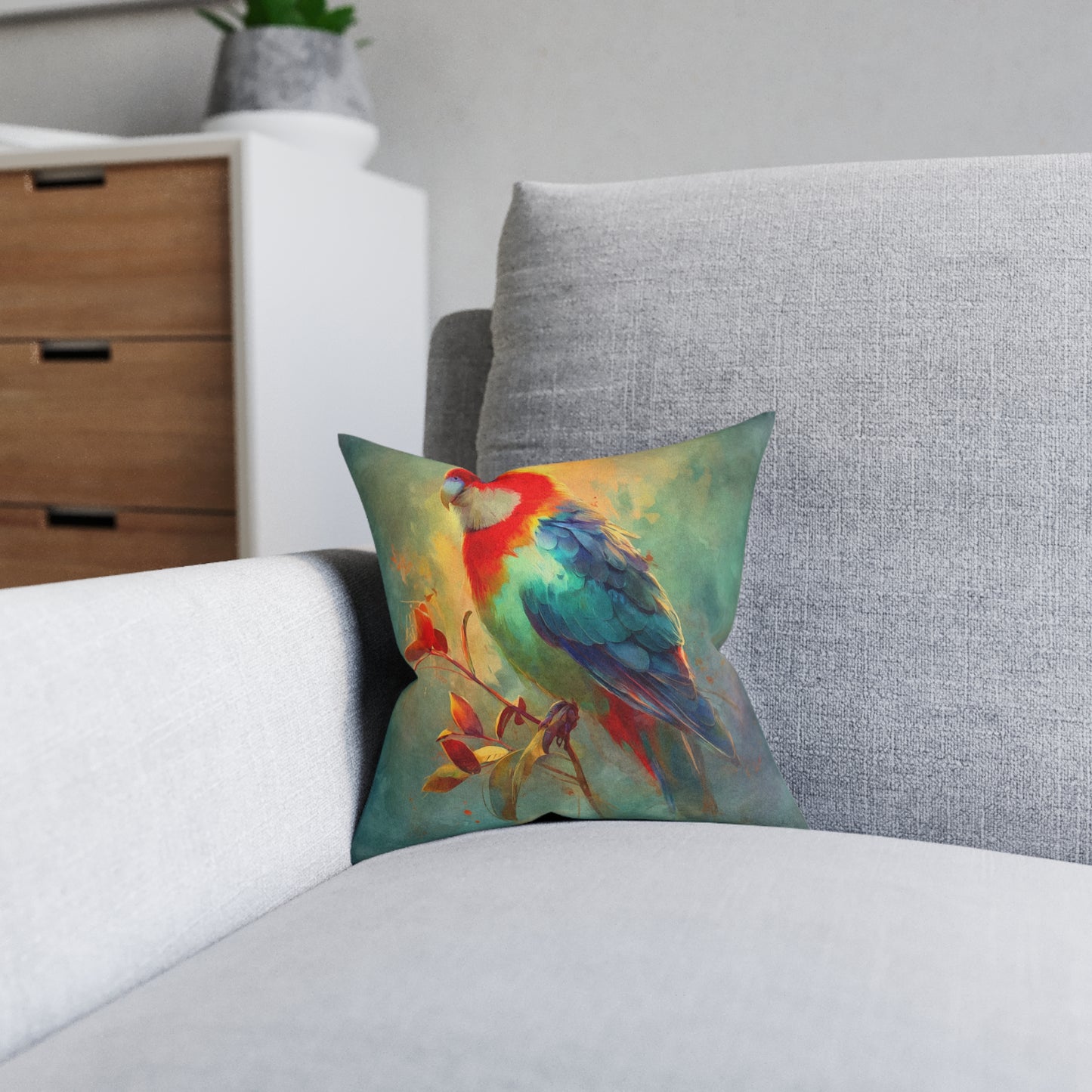 SP13 Square Pillow - Gumleaf Glow