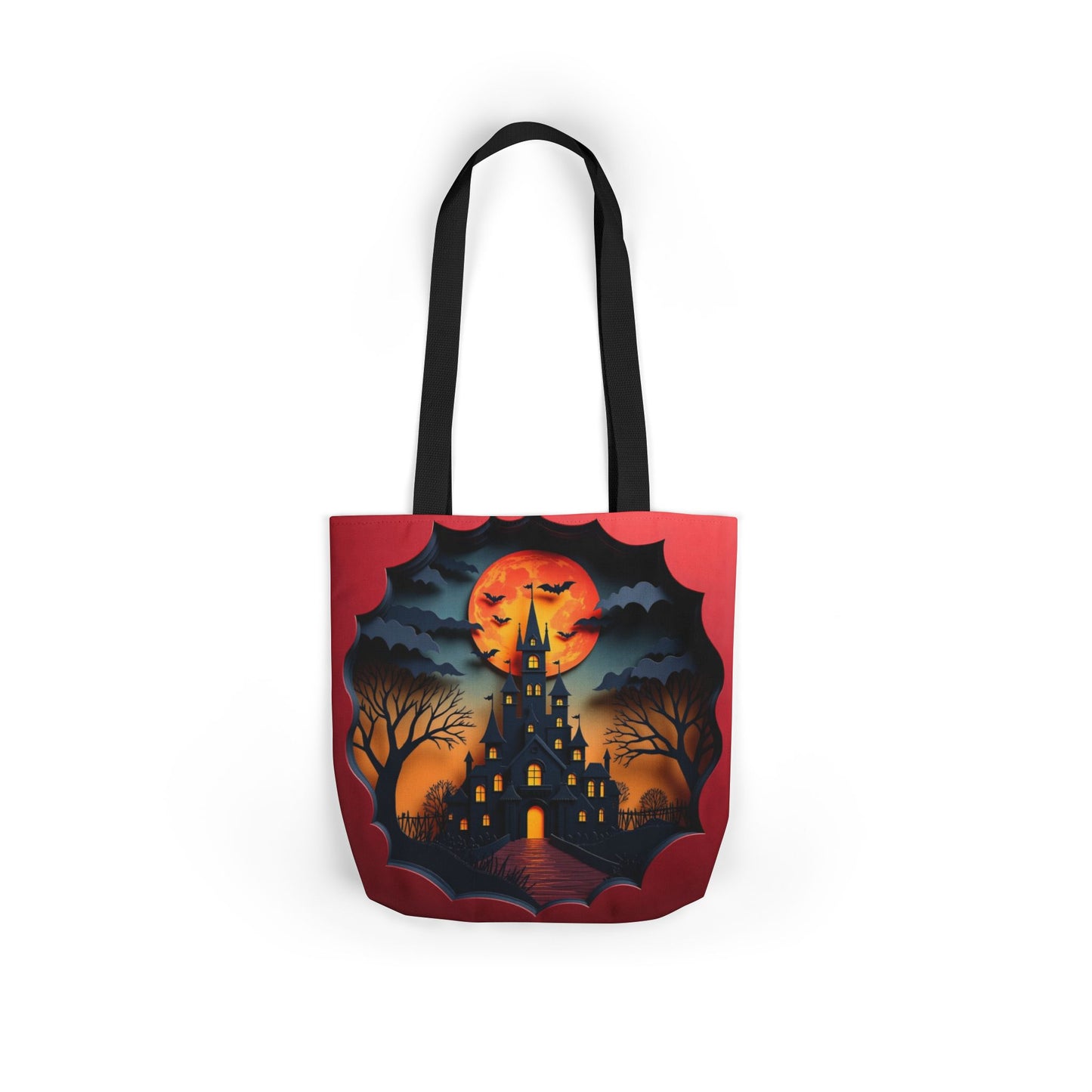 TB05 - Canvas Tote Bag - Skeleton Waltz