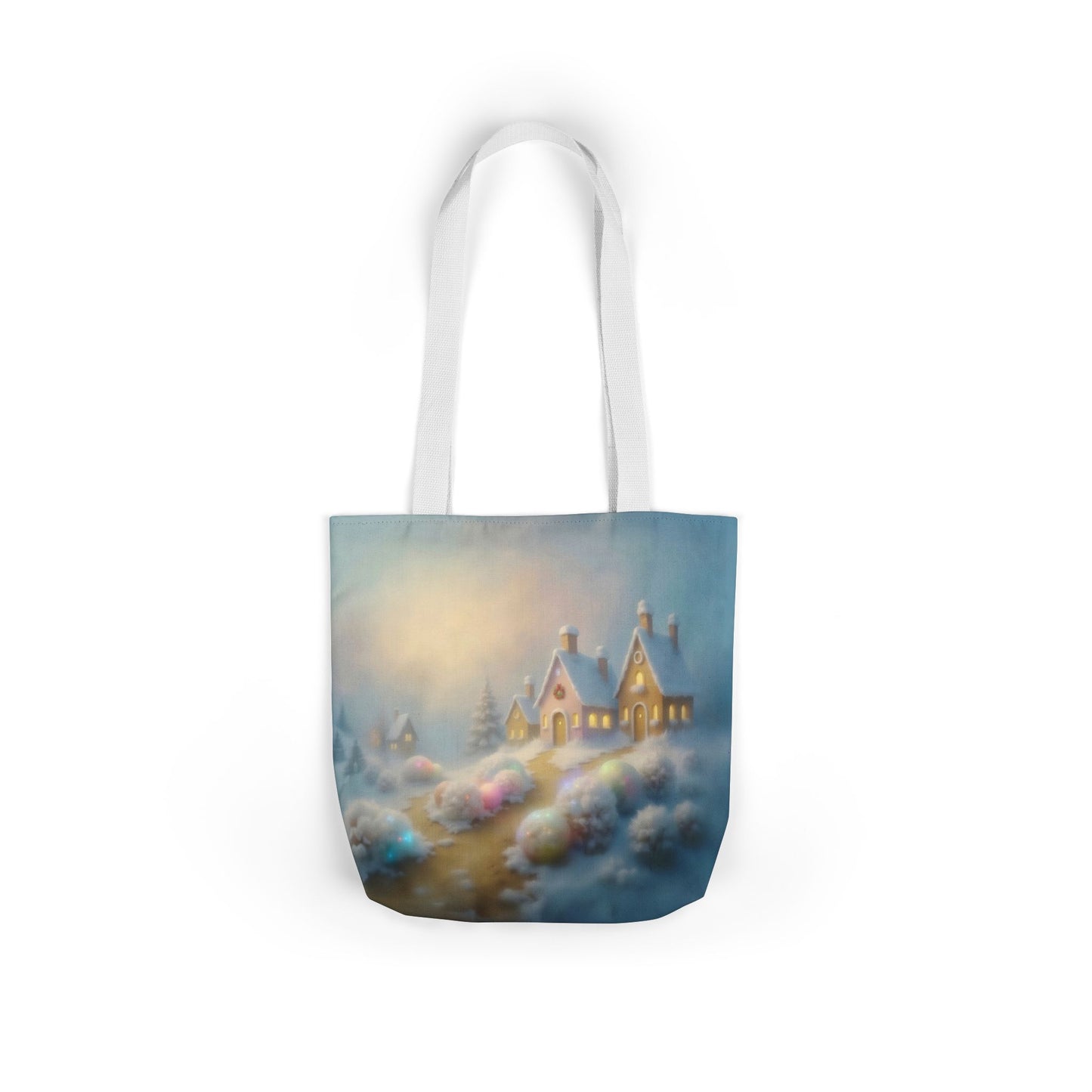 TB16 - Canvas Tote Bag - Snowy Welcome
